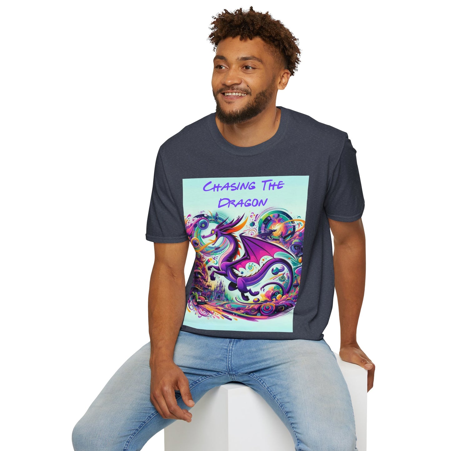 Make It Magical: "Chase the Dragon" Unisex Fantasy T-Shirt