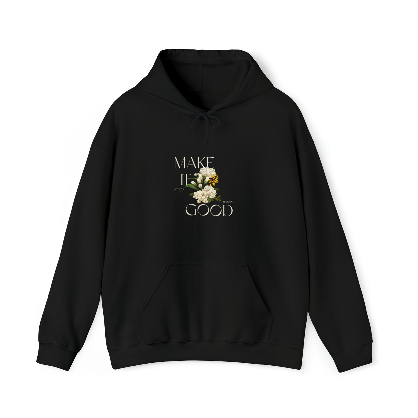 Make It Good Floral Unisex Heavy Blend Hooded Sweatshirt