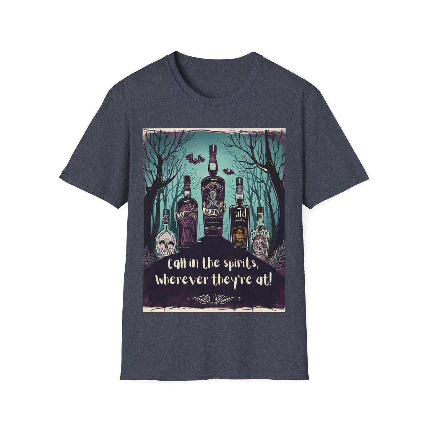 Make It Magical: "Spirited Libations" Unisex Ghostly Tee